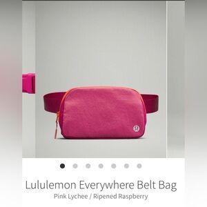 Lululemon Everywhere Belt Bag - Pink Lychee & Ripened Raspberry 1L